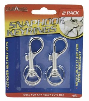 Automotive |   2pce Snaphook Key Rings