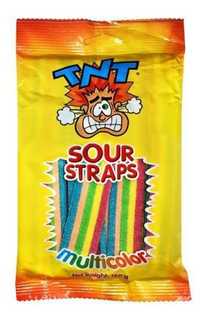 Confectionery |    Sour Straps Multicolor 150g Confectionery Confectionery