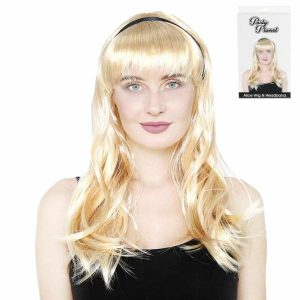 Costume |   Alice Blonde Wig and Headband Costume Costume