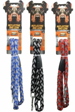 Dog Supplies |   Reflective Strong Dog Lead with Swivel Clip 120cm Dog Supplies Dog Supplies