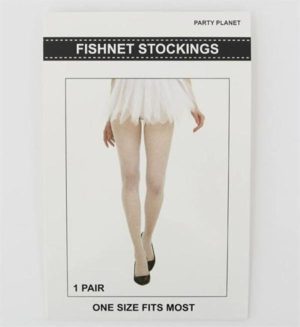 Dress Up By Colour |   Fishnet Stockings White Dress Up By Colour Dress Up By Colour