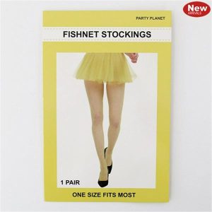 Dress Up By Colour |   Fishnet Stockings Yellow Dress Up By Colour Dress Up By Colour