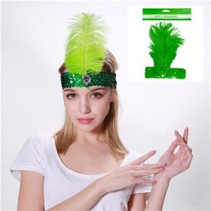 Dress Up By Colour |   Flapper Headband Green Dress Up By Colour Dress Up By Colour