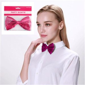 Dress Up By Colour |   Pink Party Sequin Bow Tie Dress Up By Colour Dress Up By Colour