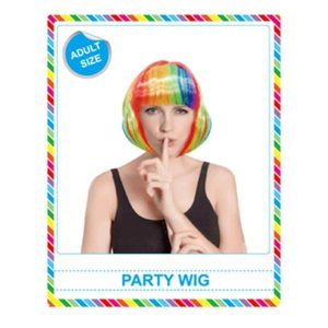 Dress Up By Colour |   Rainbow Bob Party Wig Dress Up By Colour Dress Up By Colour