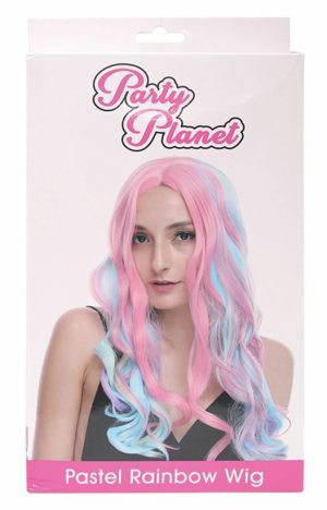 Dress Up By Colour |   Rainbow Pastel Long Wavy Wig Dress Up By Colour Dress Up By Colour