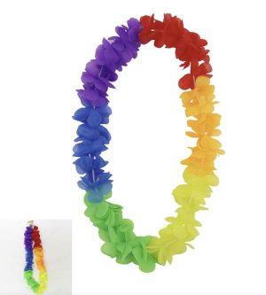 Dress Up By Colour |   Rainbow Pride Flower Lei Dress Up By Colour Dress Up By Colour