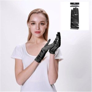 Dress Up By Colour |   Short Gloves Black Dress Up By Colour Dress Up By Colour