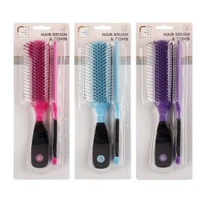 Hair Accessories |   Hair Brush and Comb Set – 2 Pack Hair Accessories Hair Accessories