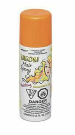 Hair Spray |   Colour Hair Spray Neon Orange 133ml Hair Spray Hair Spray