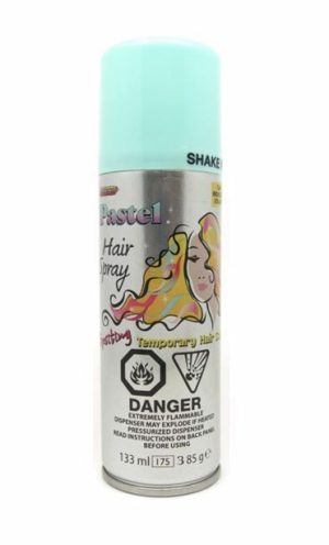 Hair Spray |   Colour Hair Spray Pastel Aqua 133ml Hair Spray Hair Spray