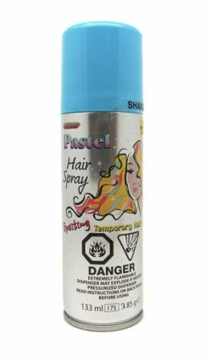 Hair Spray |   Colour Hair Spray Pastel Blue 133ml Hair Spray Hair Spray