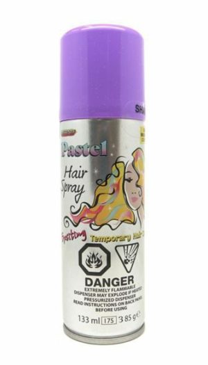 Hair Spray |   Colour Hair Spray Pastel Lilac 133ml Party & Toys Hair Spray