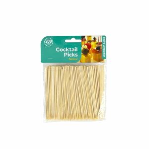 Kitchen Accessories |   200 Pack Cocktail Bamboo Picks 10cm Home & Living Kitchen Accessories