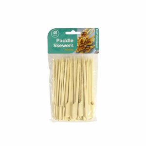 Kitchen Accessories |   Skewer Paddle Bamboo 12cmx3mm Pk40 Home & Living Kitchen Accessories