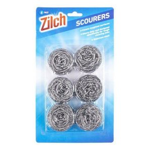 Kitchen Accessories |   Stainless Steel Scourer 6 Pack Home & Living Kitchen Accessories