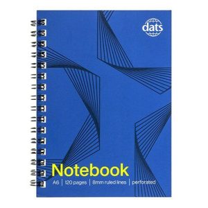 Notebooks & Notepads |   Notebook Basic Card Cover A6 8mm Ruled Lines 120 pages Notebooks & Notepads Notebooks & Notepads