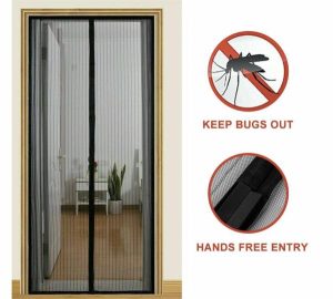 Outdoors & Garden |   Magnetic Door Mesh Fly Screen Mosquito Bug Magic Curtain Hands Free Auto Close Home & Living Outdoors & Garden