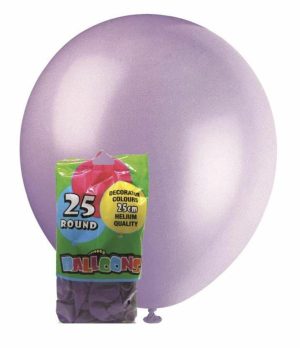 Party Decorations |   25cm Spring Lavender Decorator Balloons 20 Pack Party & Toys Party Decorations