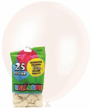 Party Decorations |   25cm White Pearl Balloons 20 Pack Party & Toys Party Decorations