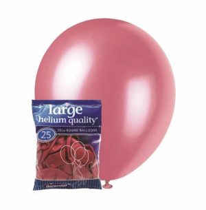 Party Decorations |   30cm Bubblegum Pink Decorator Latex Balloons 25 Pack Party & Toys Party Decorations