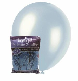 Party Decorations |   30cm Electric Blue Pearl Balloons 25 Pack Party & Toys Party Decorations