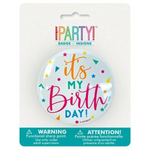 Party Decorations |   It’s My Birthday Confetti Badge Party & Toys Party Decorations