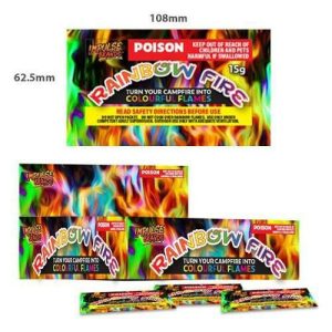 Party Decorations |   Mystical Fire Dust Magical Colourful Flames Rainbow Campfire Outdoor 15g Party & Toys Party Decorations