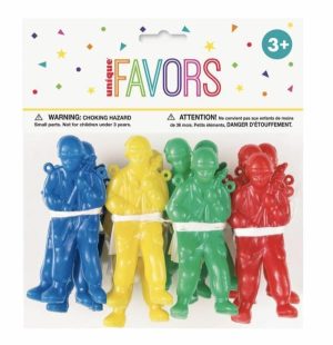 Party Favors |   12 Paratroopers 9.5cm Party & Toys Party Favors