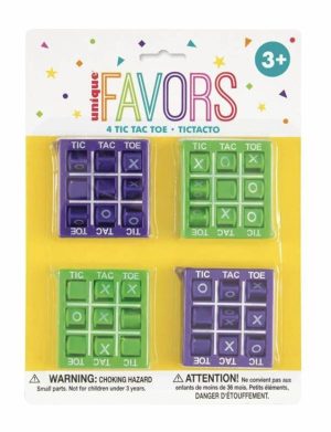 Party Favors |   4 Tic Tac Toe Games Party & Toys Party Favors