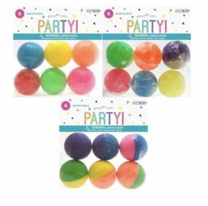 Party Favors |   6 Hi Bounce Balls – Randomly Selected Party & Toys Party Favors