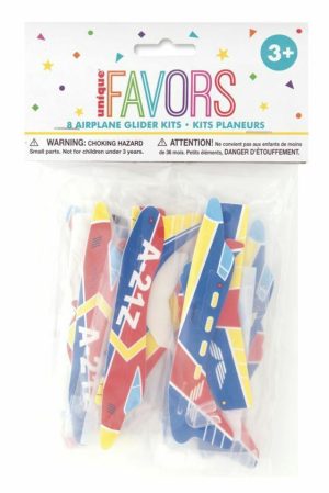 Party Favors |   8 Airplane Glider Kits Party & Toys Party Favors