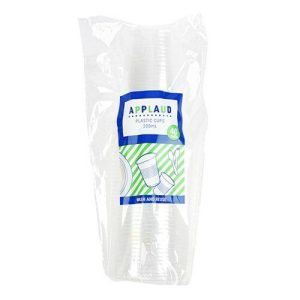 Party Tableware |   Clear Plastic Cups 200ml 40 Pack Party & Toys