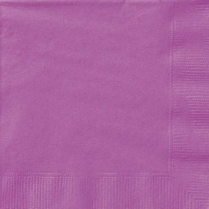 Party Tableware |   Pretty Purple 20 Luncheon Napkins 2ply 33cm x 33cm Party & Toys