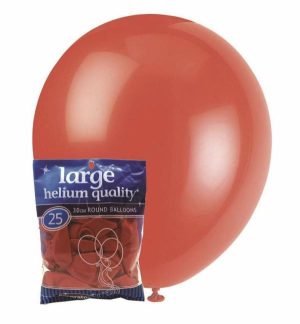 Party Themes |   30cm Bright Red Decorator Latex Balloons 25 Pack Party & Toys Party Themes