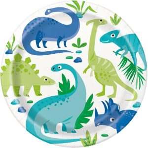 Party Themes |   Dinosaur Paper Plates 22cm 8 Pack Party & Toys Party Themes