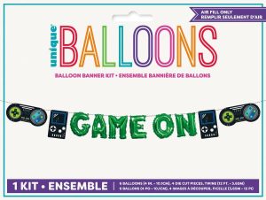 Party Themes |   Game On Foil Letter Balloon Kit Party & Toys Party Themes