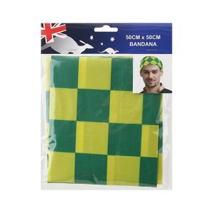 Party Themes |   Green & Gold Bandana – 50cm x 50cm Party & Toys Party Themes