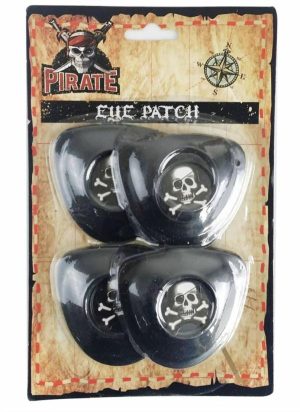 Party Themes |   Pirate Eye Patch 4pk Party & Toys Party Themes