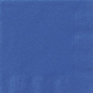 Party Themes |   Royal Blue 20 Luncheon Napkins 2ply 33cm x 33cm Party & Toys Party Themes