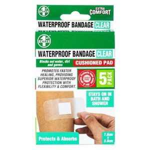 Personal Care |   Bandage Adhesive Dressing Waterproof 76mm x 38mm 5 Pack Health & Beauty Personal Care