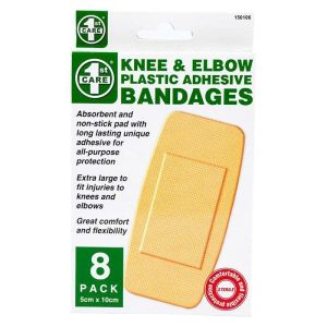 Personal Care |   Bandage Dressing Knee & Elbow Plastic 8 Pack Health & Beauty Personal Care