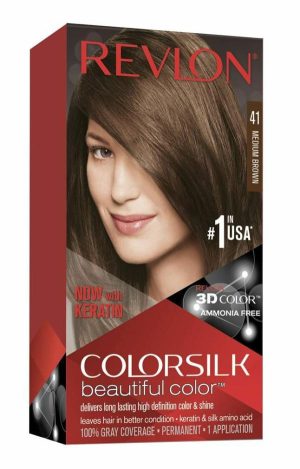 Personal Care |    ColorSilk Hair Dye 41 Medium Brown Health & Beauty Personal Care