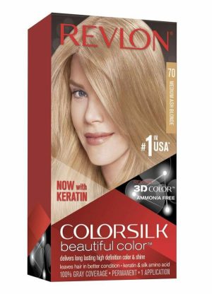 Personal Care |    ColorSilk Hair Dye 70 Medium Ash Blo Health & Beauty Personal Care