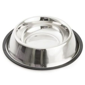 Pet Care |   Stainless Steel Pet Bowl 21cm Anti Skid Pet Care Pet Care