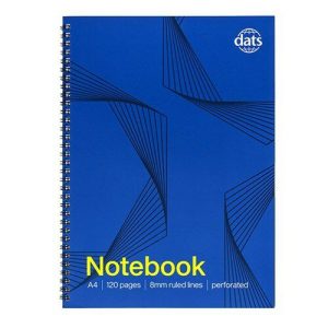 Stationery |   Notebook Basic Card Cover A4 120 Pages Office Supplies Stationery