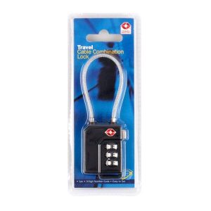 Travel |   Travel Cable Combination Lock TSA-Accepted Office Supplies Travel