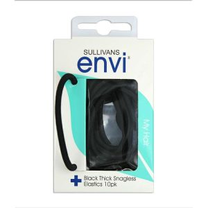 Hair Accessories |   Thick Snagless Hair Elastics – 10pk – Black Hair Accessories Hair Accessories