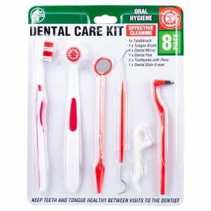 Personal Care |   8PC Dental Hygiene Teeth Cleaning Kit Tongue Tooth Brush Stain Eraser Dentist Health & Beauty Personal Care