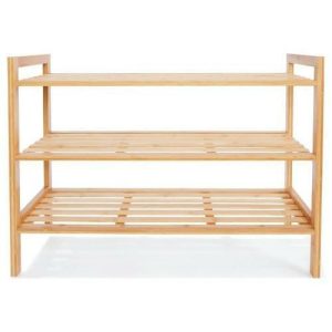 Home Storage |   Bamboo Shoe Rack 3 Tier Home & Living Home Storage